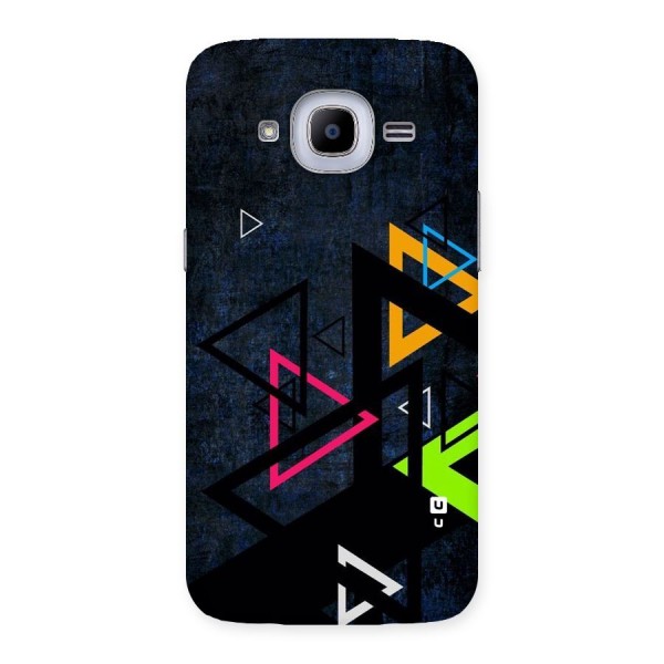 Coloured Triangles Back Case for Samsung Galaxy J2 2016